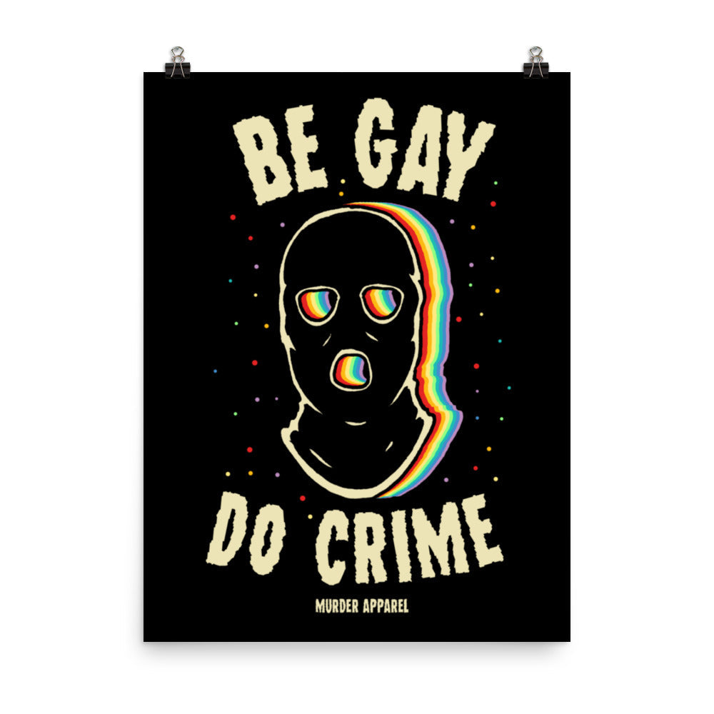 Be Gay Do Crime Poster