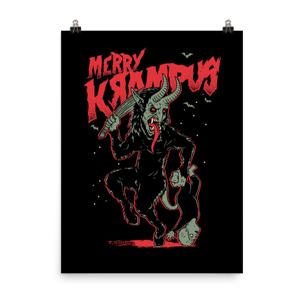 Merry Krampus Poster