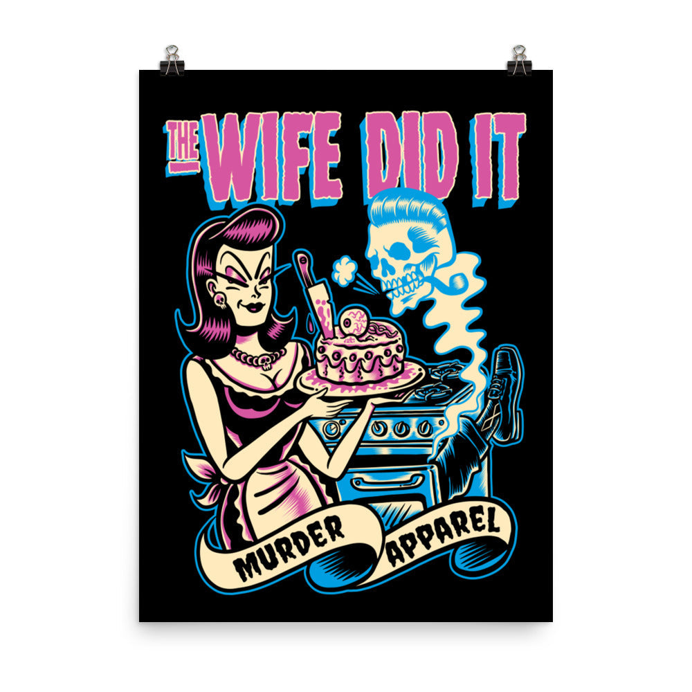 The Wife Did It Poster