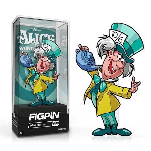 FiGPiN #608 Disney Alice In Wonderland - Mad Hatter Enamel Pin - Limited Edition