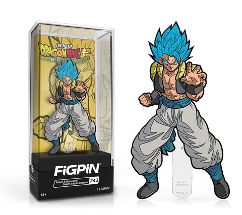 FiGPiN Classic Dragon Ball Super Broly Movie: Super Saiyan God Super Saiyan Gogeta Glitter CHASE (#243)