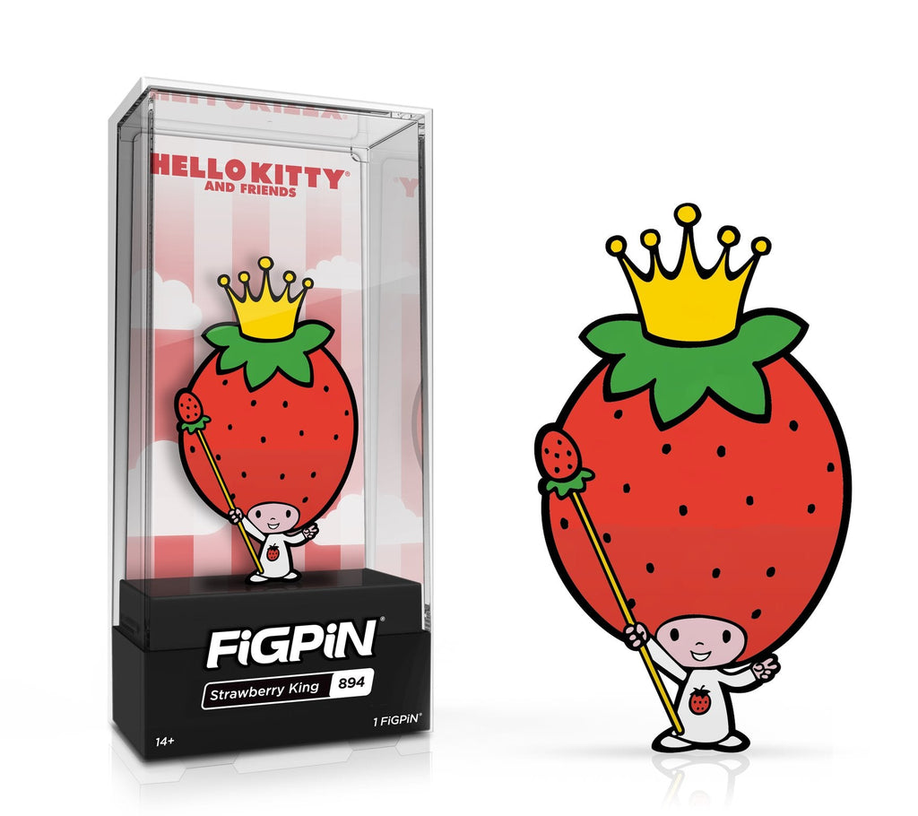 FiGPiN Classic HELLO KITTY AND FRIENDS - Strawberry King (894) Edition Size 1000pcs