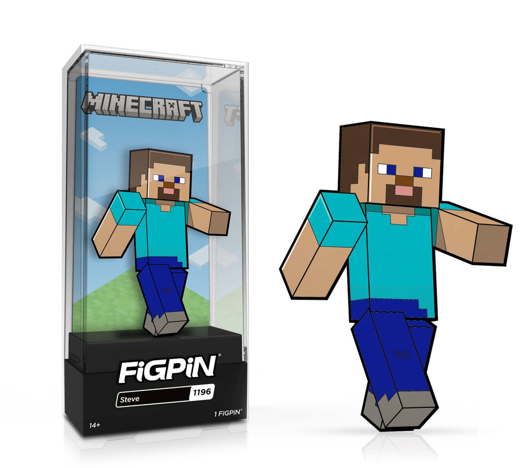 FiGPiN Classic: Minecraft - Steve (1196) [1st Edition Size 1250]