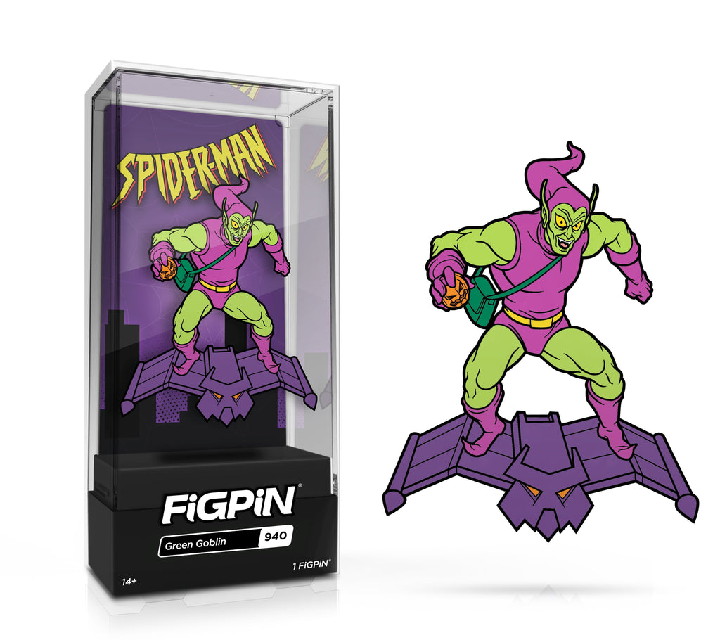 FiGPiN Classic: Marvel Spider-Man Green Goblin #940 - LE1000 (Ralphie's Funhouse Exclusive)