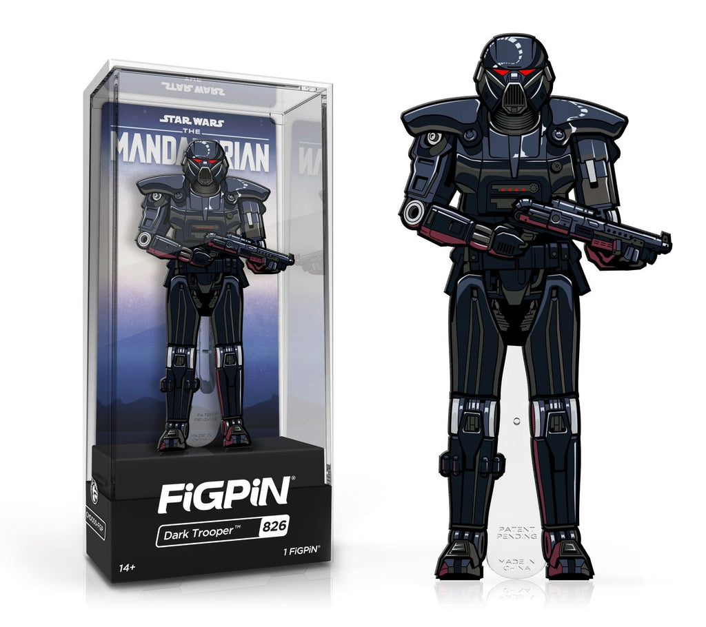 FiGPiN Classic Star Wars™: The Mandalorian™ - Dark Trooper™(826) (1ST EDITION LE3000)