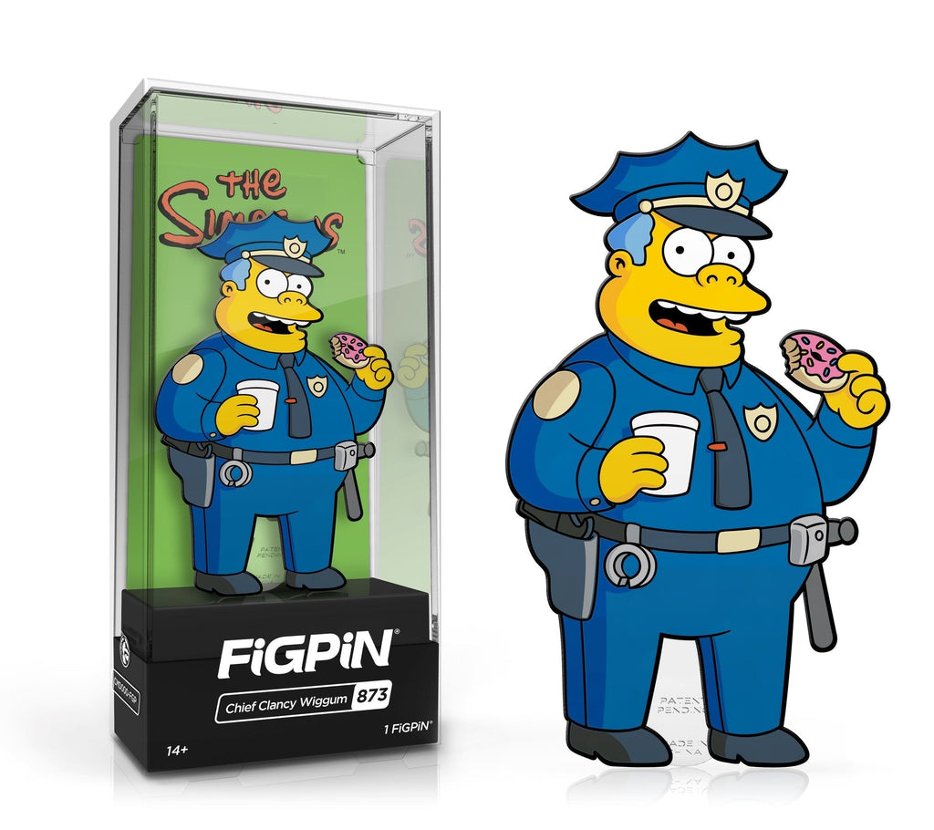 FiGPiN Classic THE SIMPSONS Series 2 - Chief Clancy Wiggum (873) (1ST EDITION LE2000)