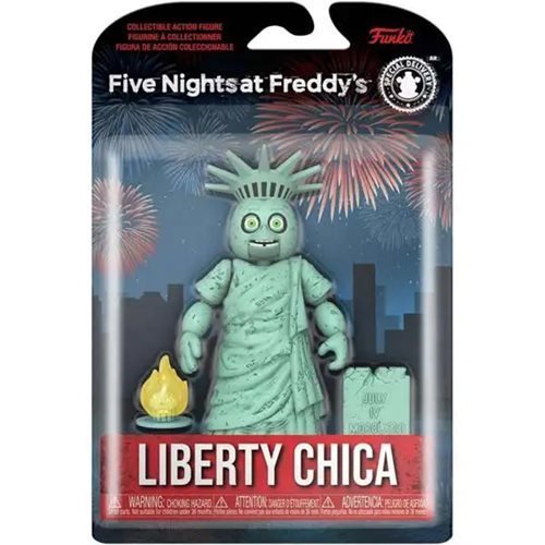 Funko Five Nights at Freddy's: Dreadbear Liberty Chica 5-Inch Action Figure