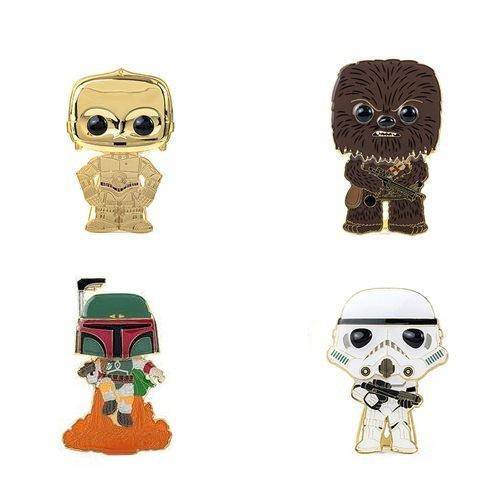 Funko Large Enamel Pop! Pin - Star Wars - Select Figure(s)