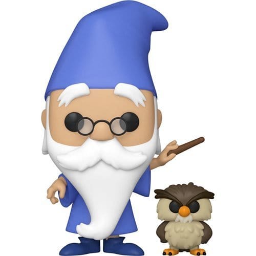 Funko Pop! 1100 Disney The Sword in the Stone - Merlin with Archimedes Vinyl Figure