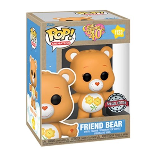 Funko Pop! 1123 Care Bears 40th Anniversary Friend Bear Vinyl Figure - Special Edition