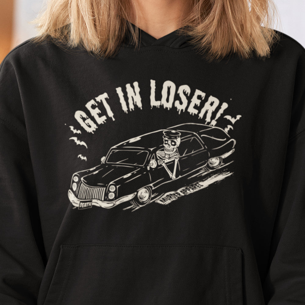 Get In Loser Hearse Hoodie