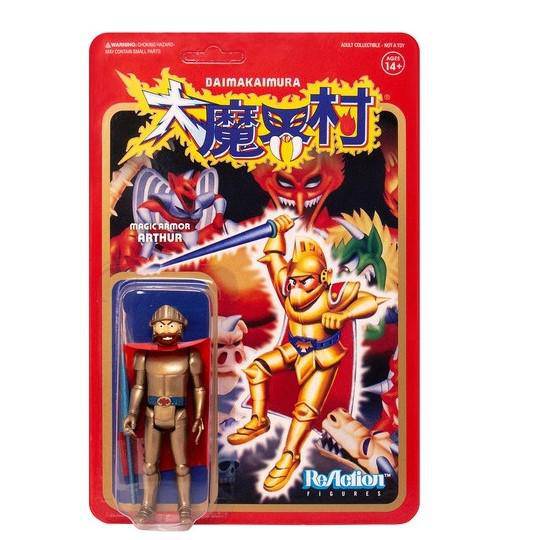 Ghosts N Goblins Reaction Figure - Arthur With Armor (Gold)(Japanese)
