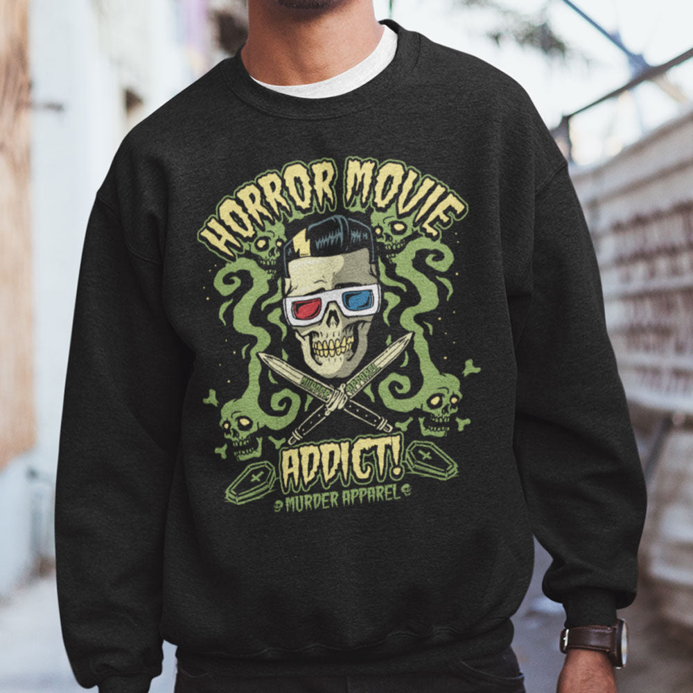 Horror Movie Addict Sweatshirt