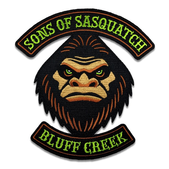 Sons Of Sasquatch embroidered patch