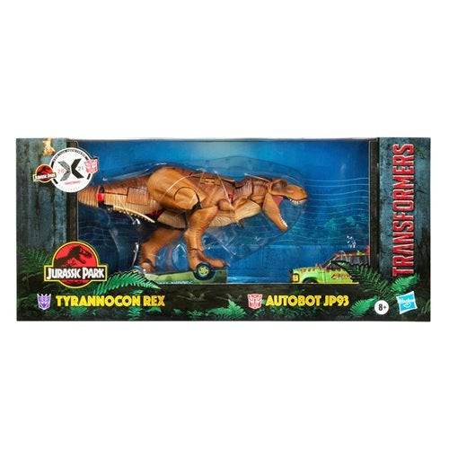 Jurassic Park Transformers Mash-Up Tyrannocon Rex and Autobot JP93 Set