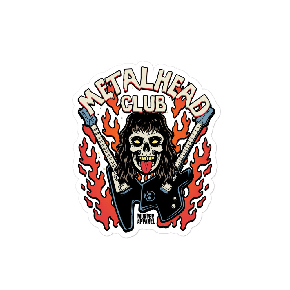 Metalhead Club Sticker