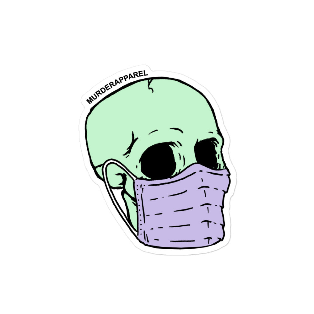 Skull Virus Sticker