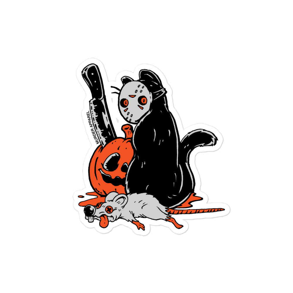 Halloween Cat Sticker