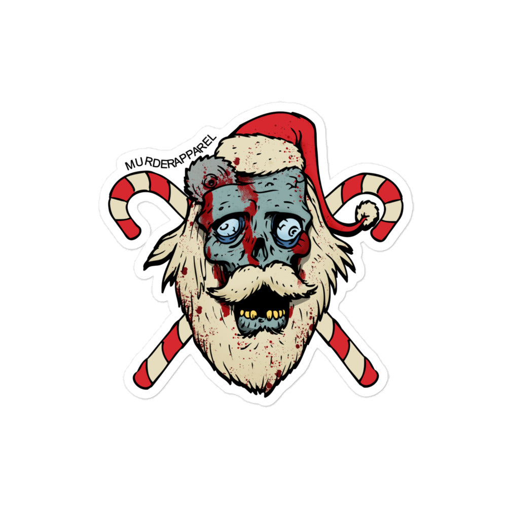 Santa Zombie Sticker