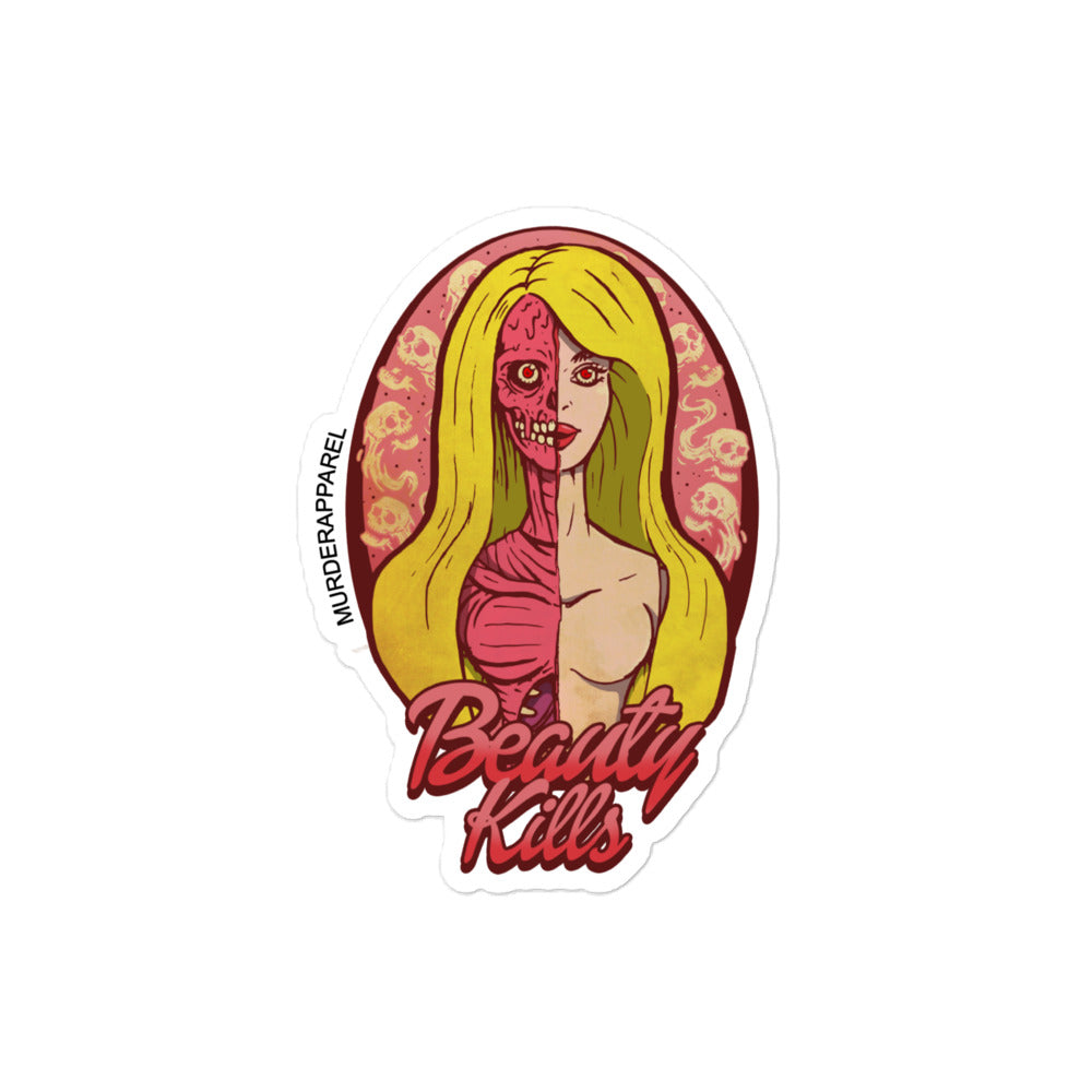 Barbie Beauty Kills Sticker