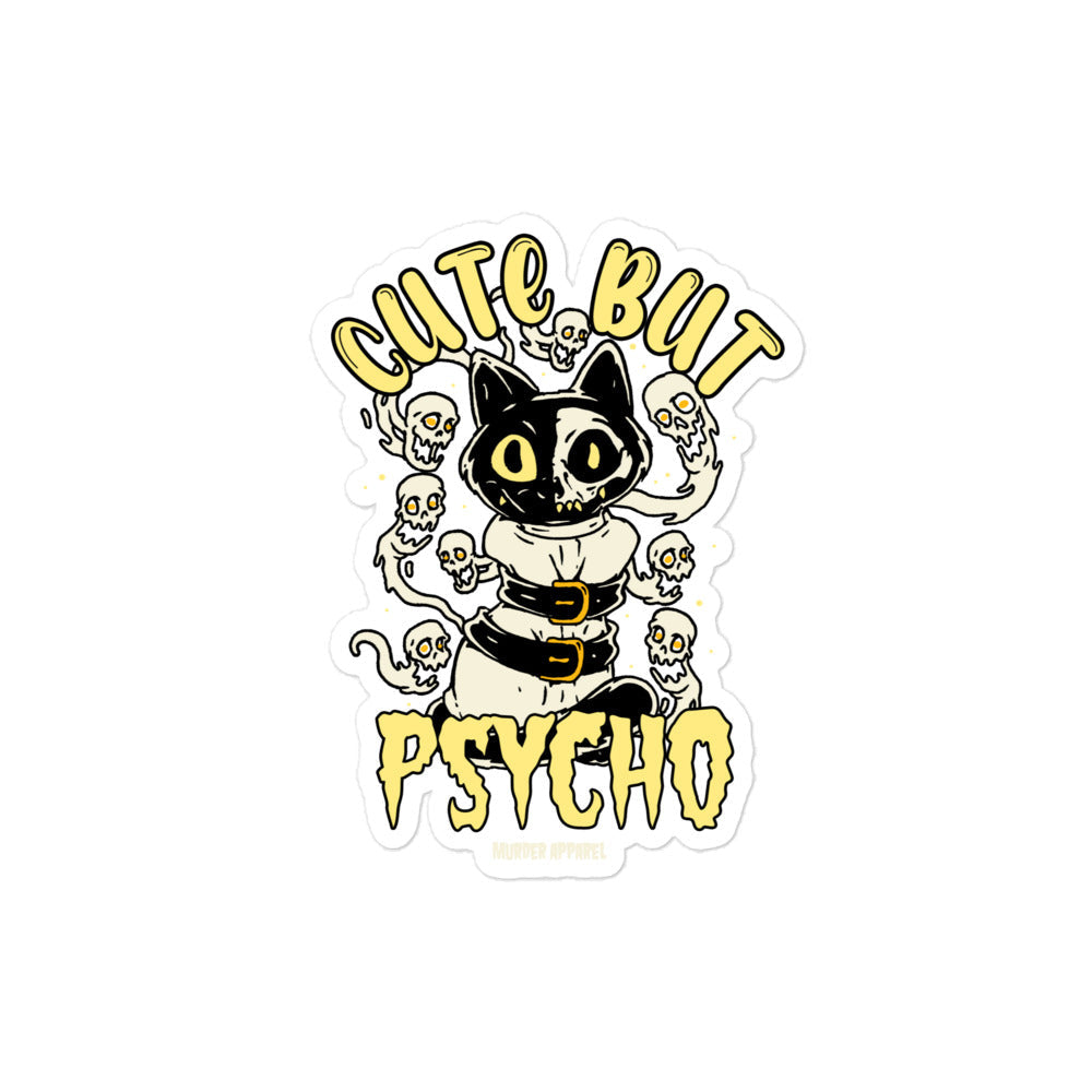 Cute But Psycho Sticker