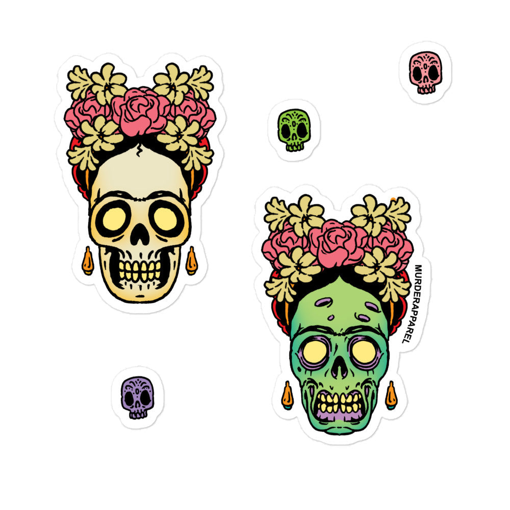 Frida Khalo Undead Sticker Sheet