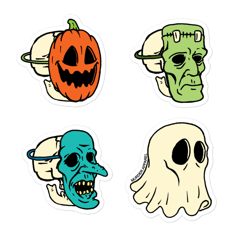 Vintage Halloween Sticker Sheet