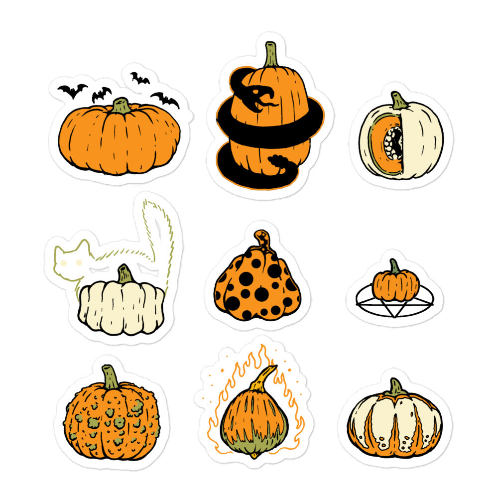 Pumpkins Assorted Sticker Sheet