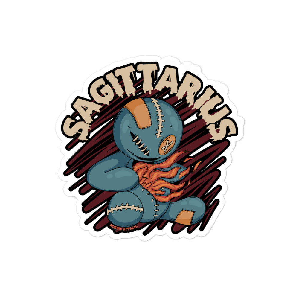 Sagittarius Voodoo Doll Sticker