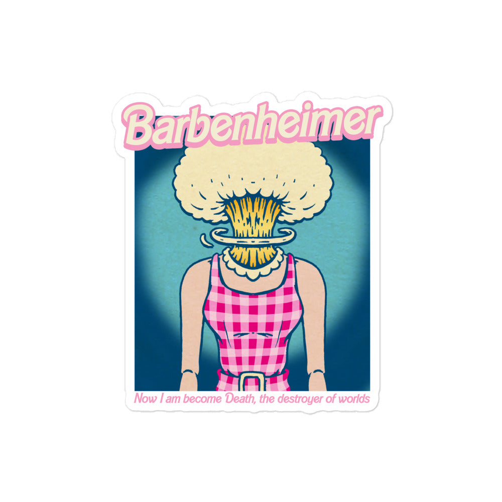 Barbenheimer Sticker