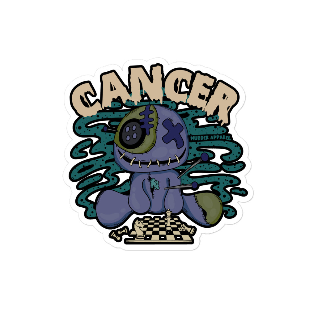 Cancer Voodoo Doll Stickers