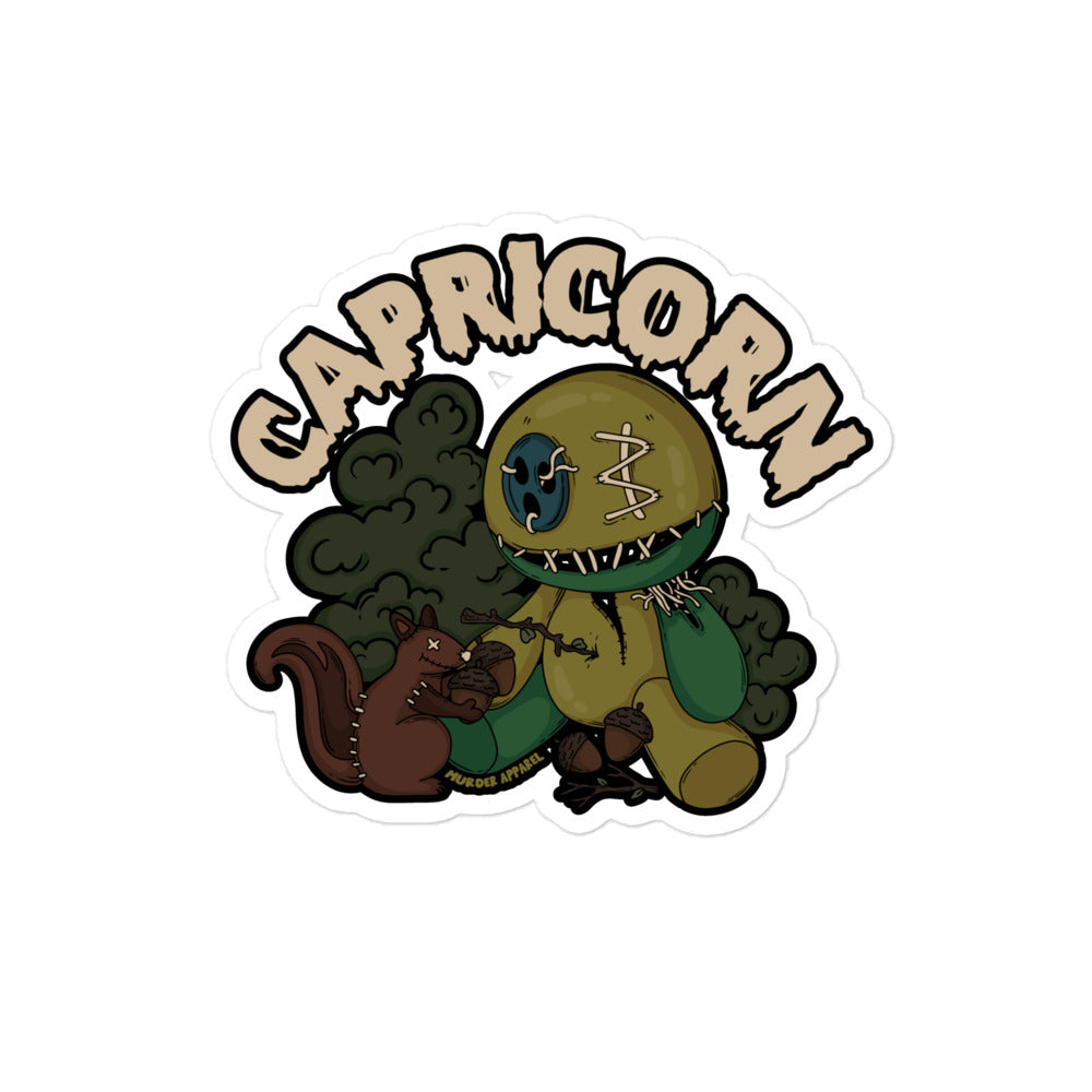 Capricorn Voodoo Doll Sticker