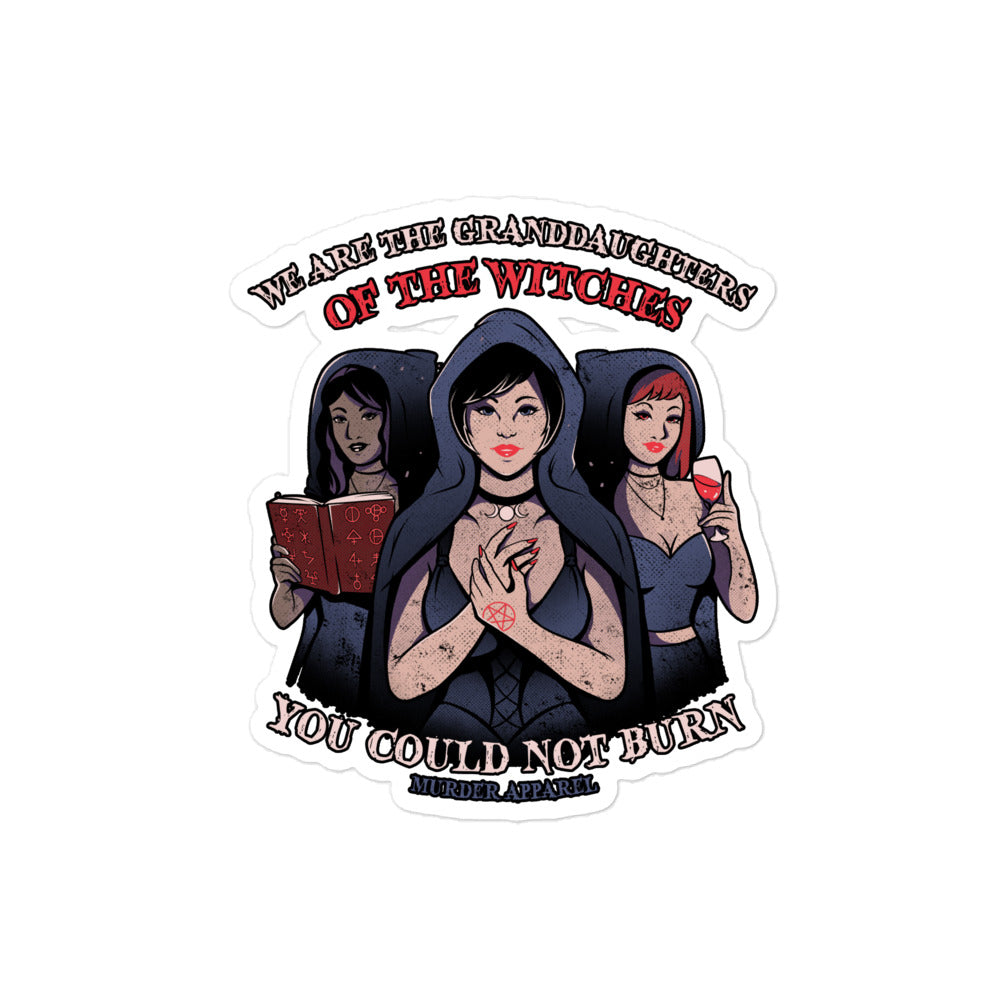 Granddaughters Of Witches Sticker