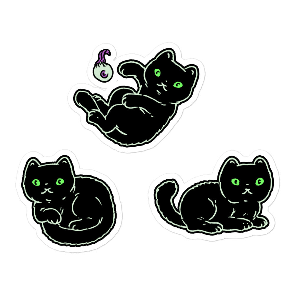 Black Cats Sticker Sheet