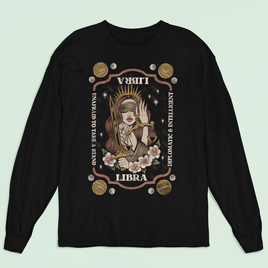 Libra Zodiac Long Sleeve Shirt