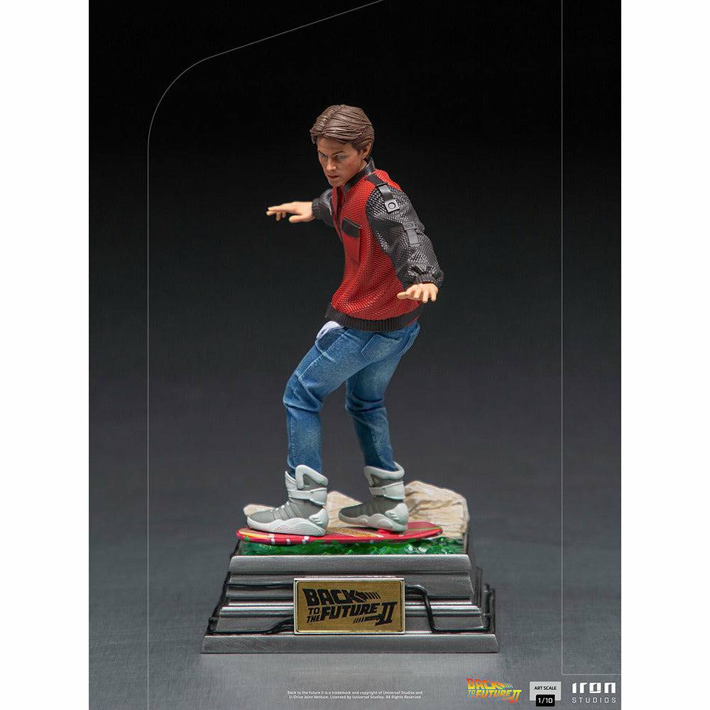 Iron Studios Back to the Future Part II Marty McFly on Hoverboard 1:10 Scale Statue