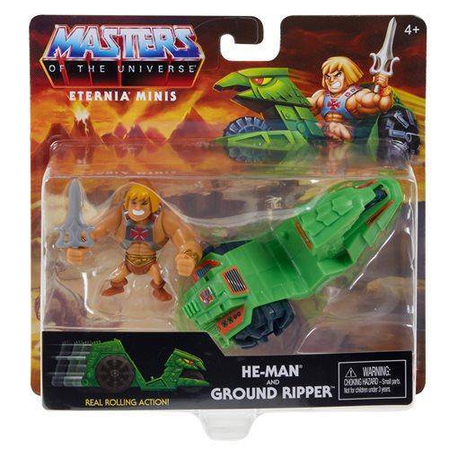 Masters of the Universe Eternia Minis He-Man and Ground Ripper Pack