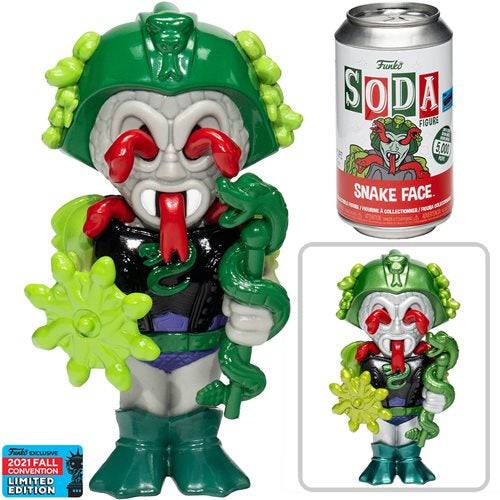 Funko Masters of the Universe Snake Face Vinyl Soda Figure - 2021 Convention Exclusive
