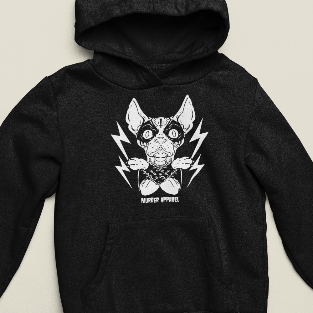 Black Metal Sphynx Hoodie