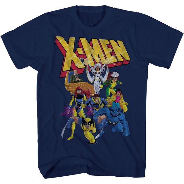 X-Men Animated Series 90's Team Marvel Comics Officially Licensed Adult T-Shirt