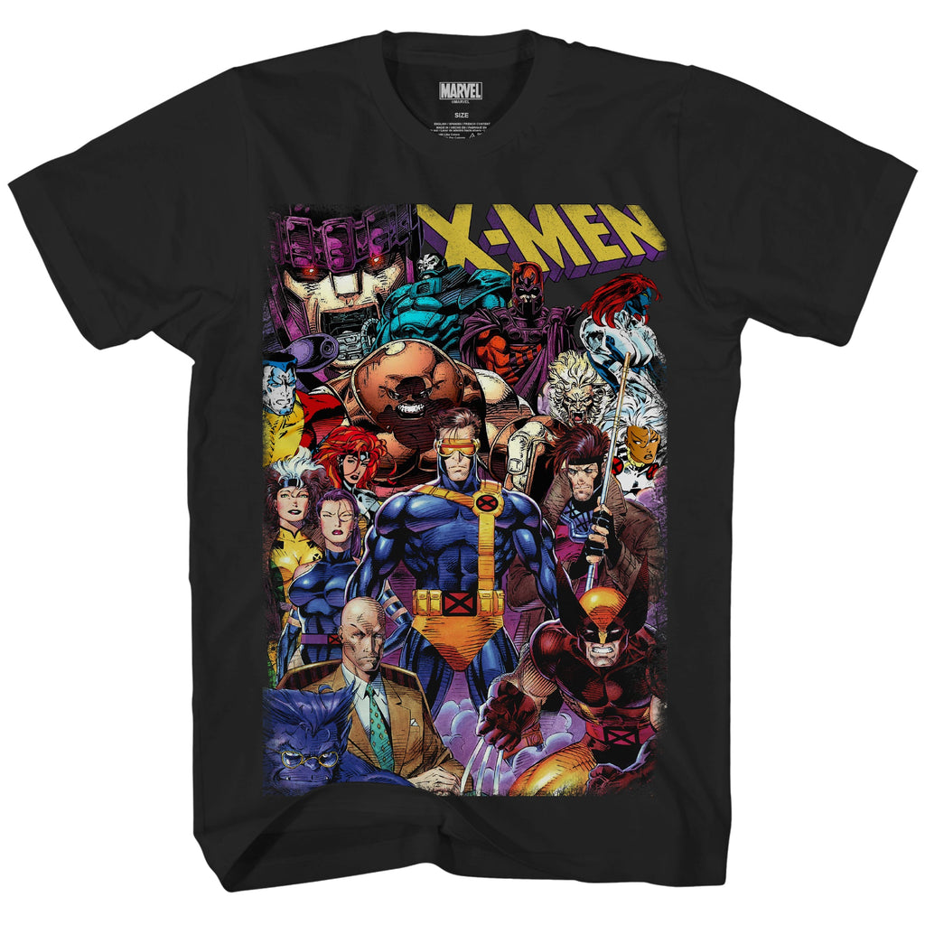 Marvel X-Men 90's Heroes & Villains All In Adult T-Shirt