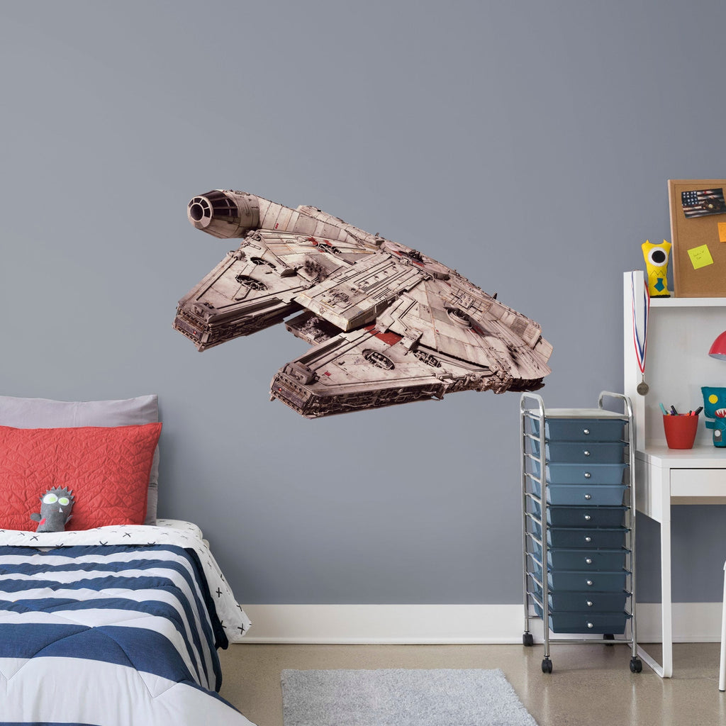 Millennium Falcon - Star Wars: The Force Awakens - Officially Licensed Removable Wall Decal