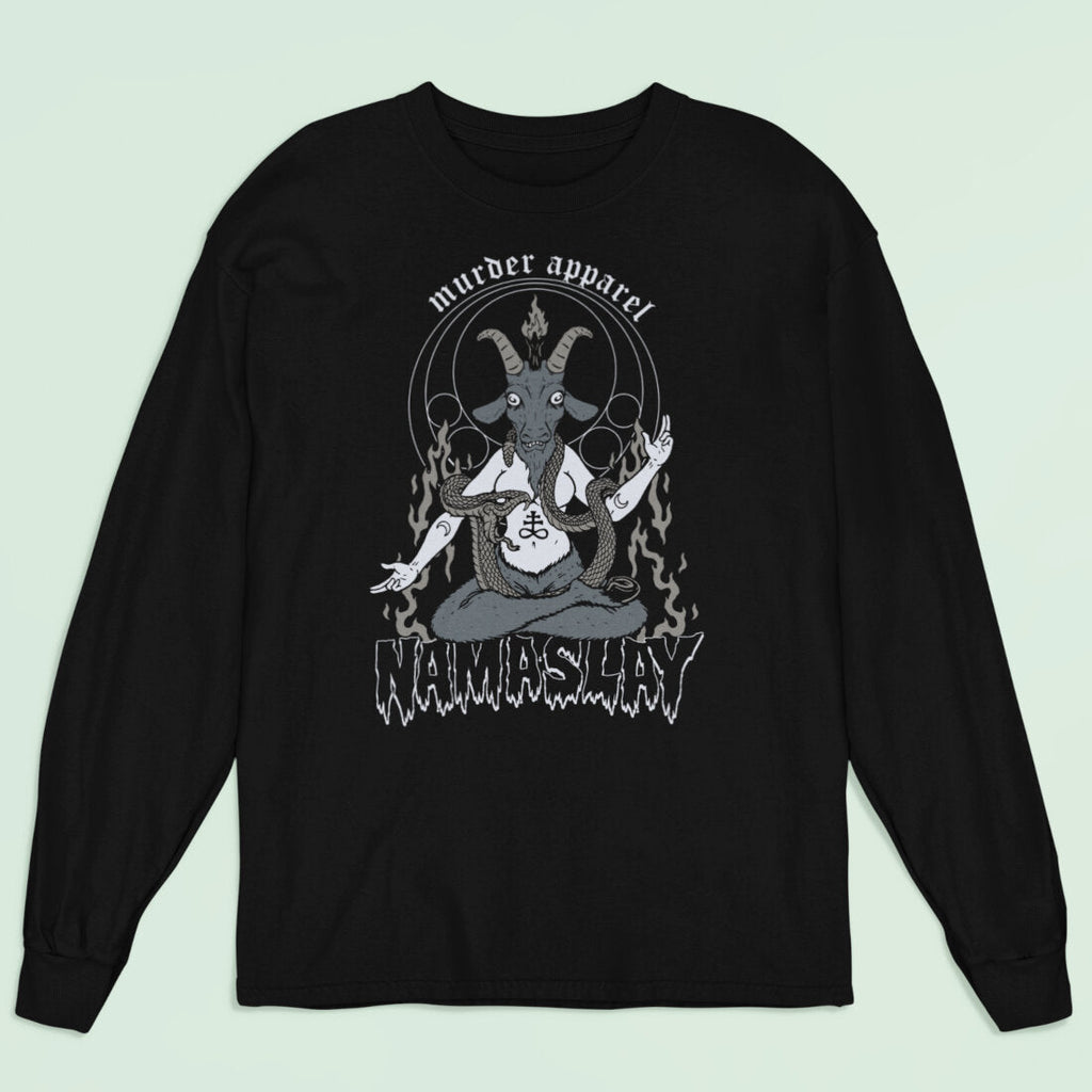 Baphomet Namaslay Long Sleeve Shirt