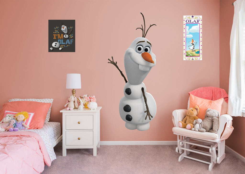 Frozen: Olaf RealBig        - Officially Licensed Disney Removable     Adhesive Decal