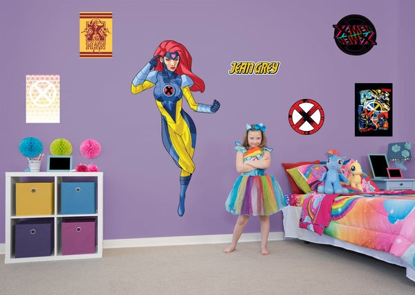 X-Men Jean Grey RealBig  - Officially Licensed Marvel Removable Wall Decal