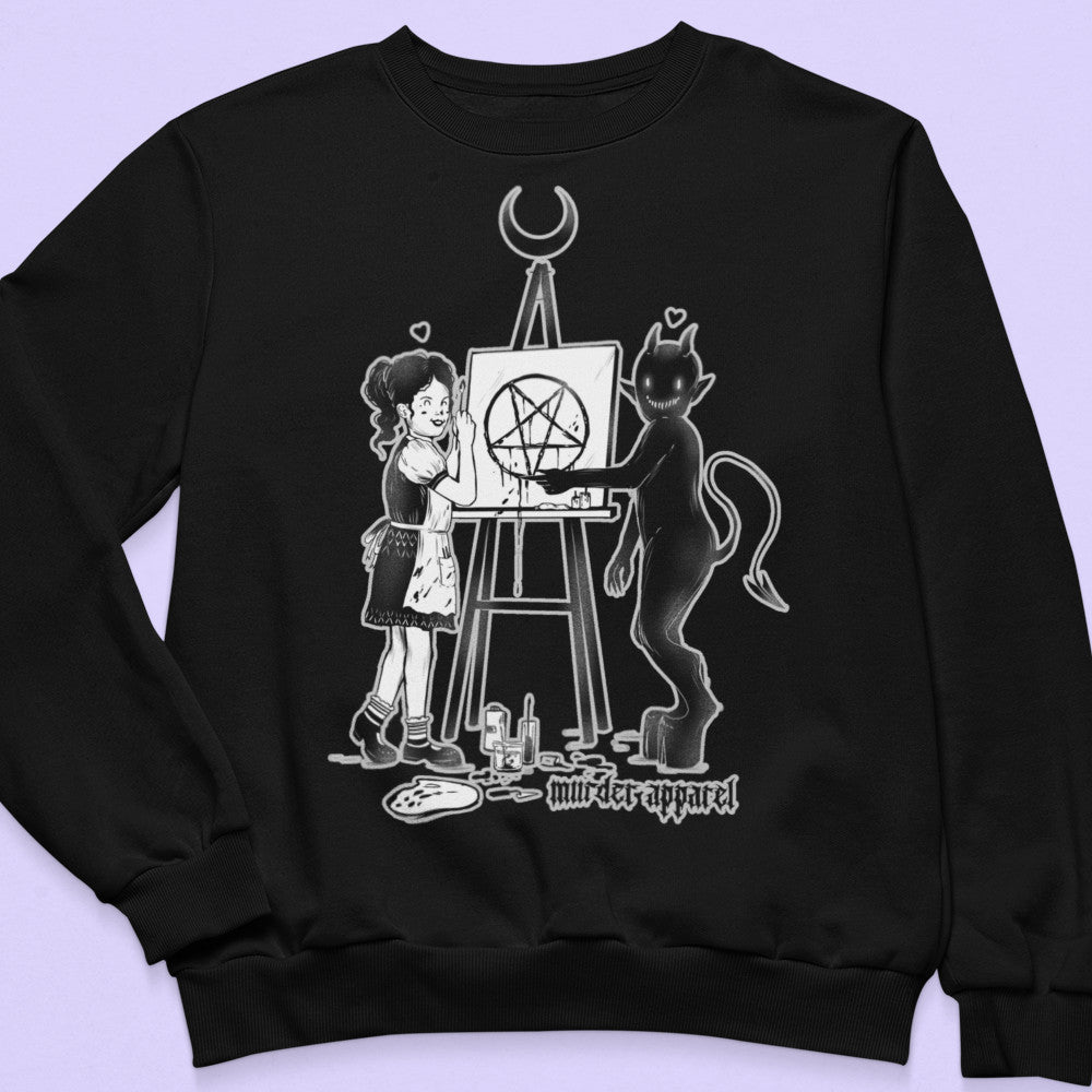 Satan Paint Night Sweatshirt