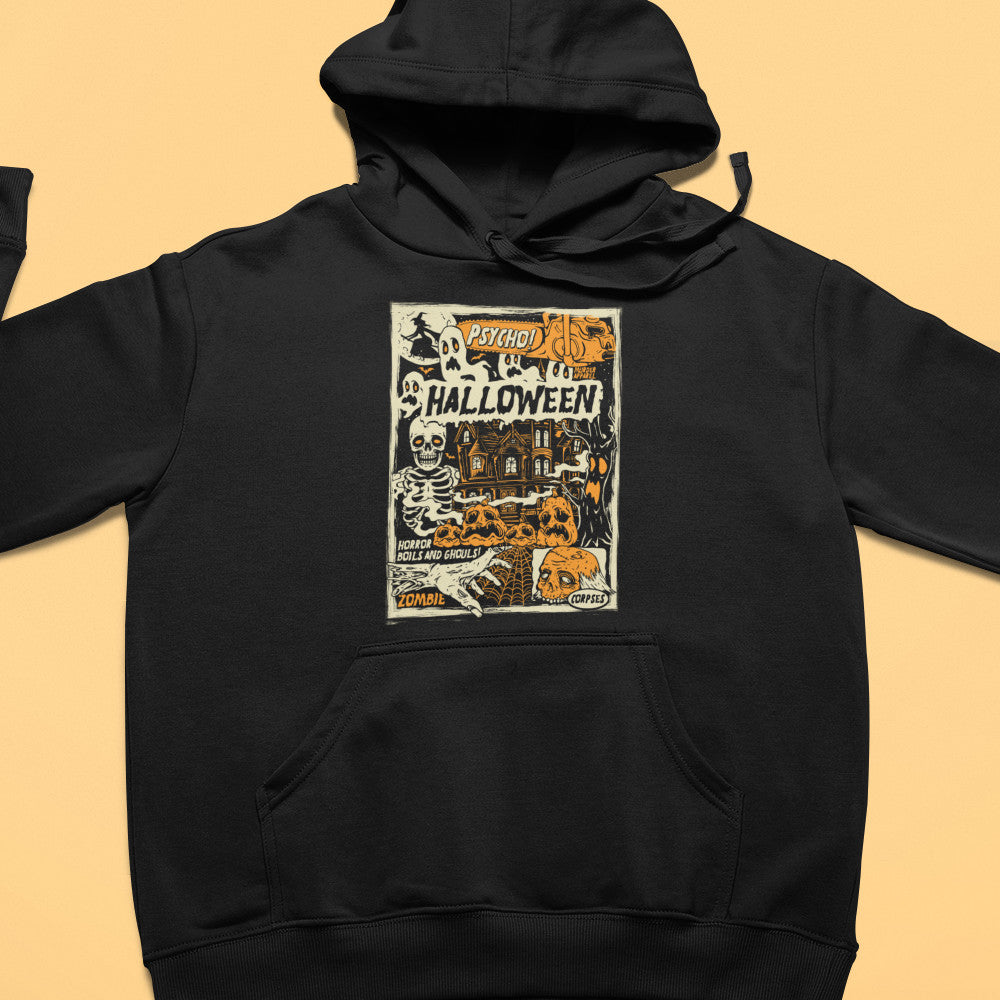 Retro Halloween Vibes Hoodie