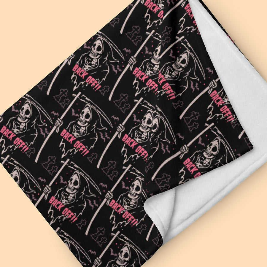 Grim Reaper Throw Blanket