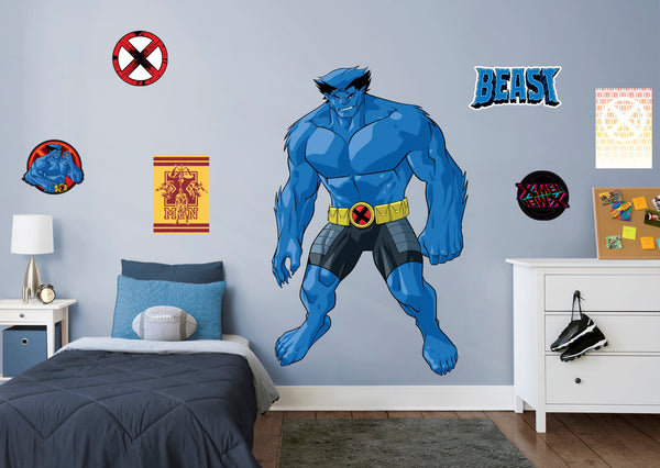 X-Men Beast RealBig  - Officially Licensed Marvel Removable Wall Decal