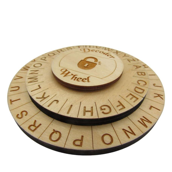 Secret Decoder Wheel Decoder Disk for All Ages - Caesar Cipher Wheel ...